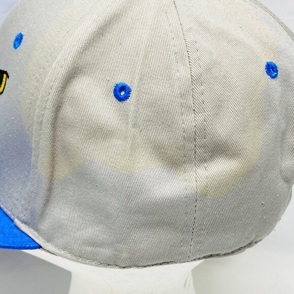 City Hunter USA Hat Gray & Blue Shark Adjustable Snapback Trucker Cap - Picture 10 of 11